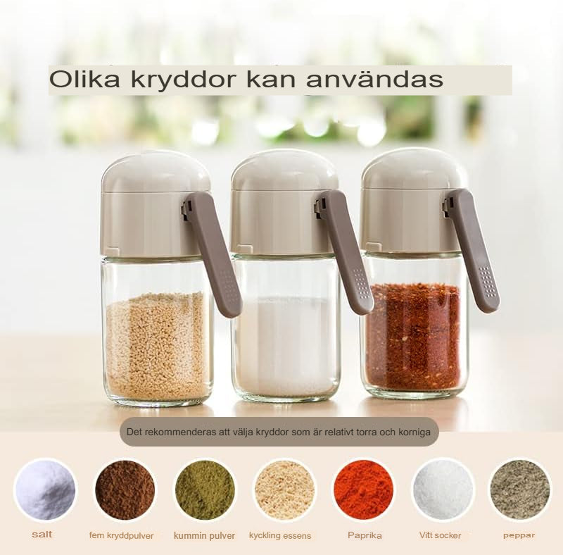 Inoshop™ FlavorSet – Premium kryddburkar för färsk smaksättning